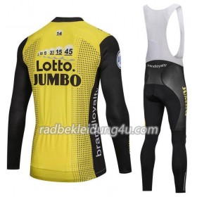 Set Langarmtrikot + Trägerhose Lange 2018 LottoNL-Jumbo N001